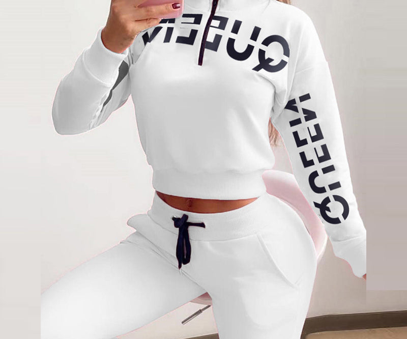 Women's Queen Two Piece Sweat Set