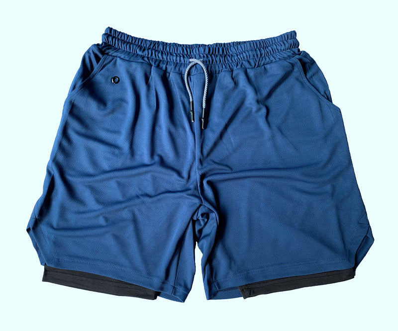 Men's 2-In-1 Mesh Quick Dry Shorts