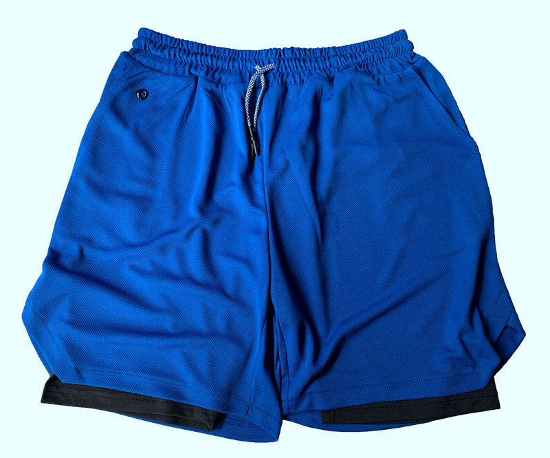 Men's 2-In-1 Mesh Quick Dry Shorts