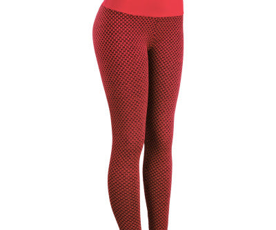 Women's High Waisted Sculpting Plaid Leggings