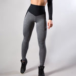 Contrasting Color Stitching Hip-Lifting Yoga Leggings