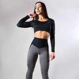 Contrasting Color Stitching Hip-Lifting Yoga Leggings