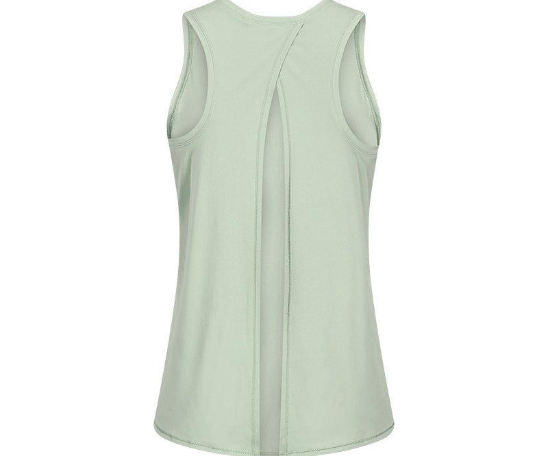 Sleeveless Yoga Top with Open Back
