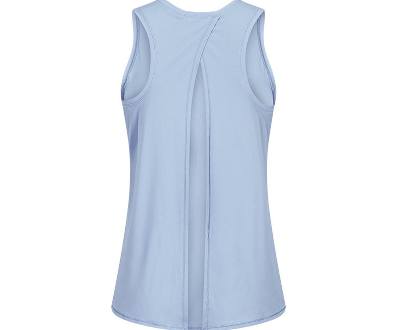 Sleeveless Yoga Top with Open Back