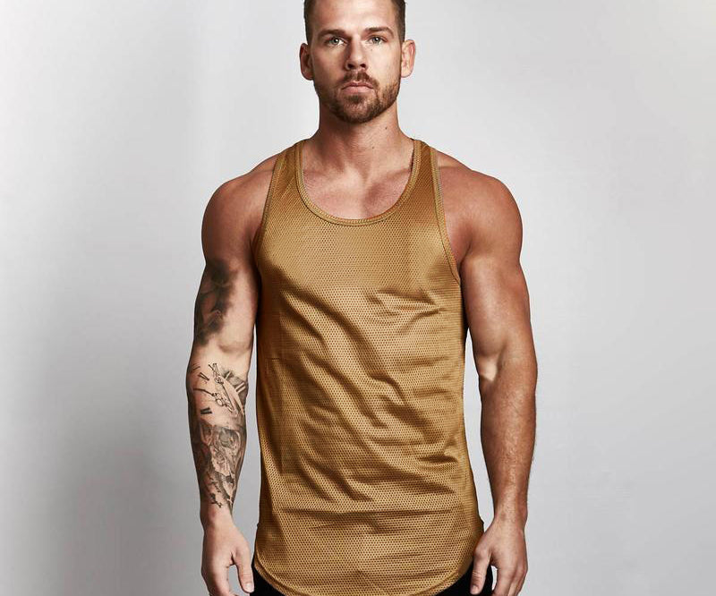 Men's Mesh Fitness Tank Top