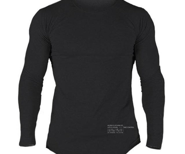 Men Long Sleeves Fitness Tees