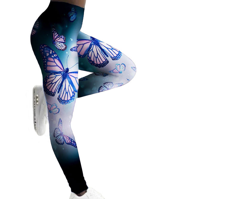 Butterfly Printed Leggings