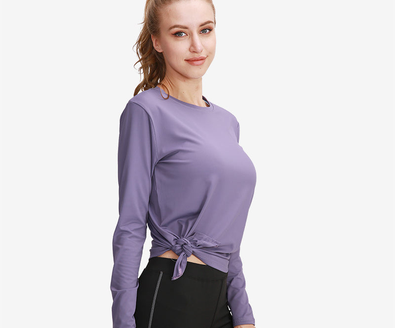 Long Sleeve Top with Side Tie