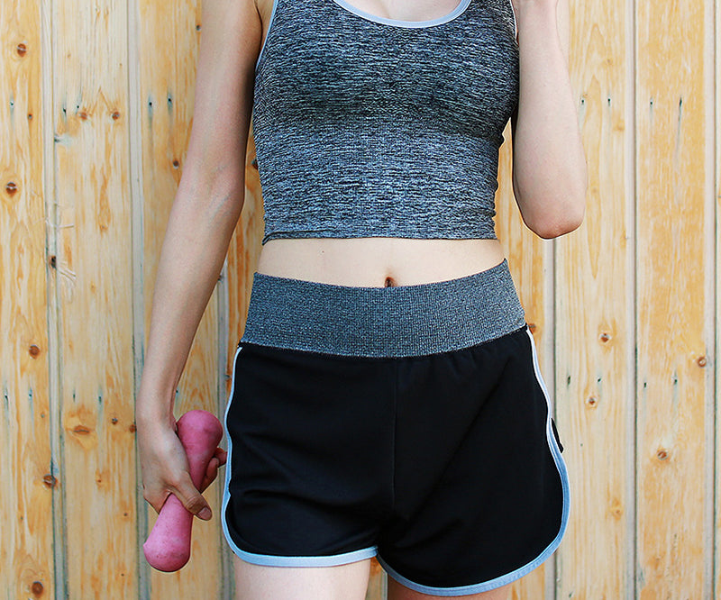 Light Weight Running Shorts with Compression Liner