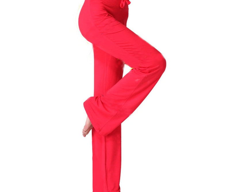 Loose Flared Leg Sweat Pants