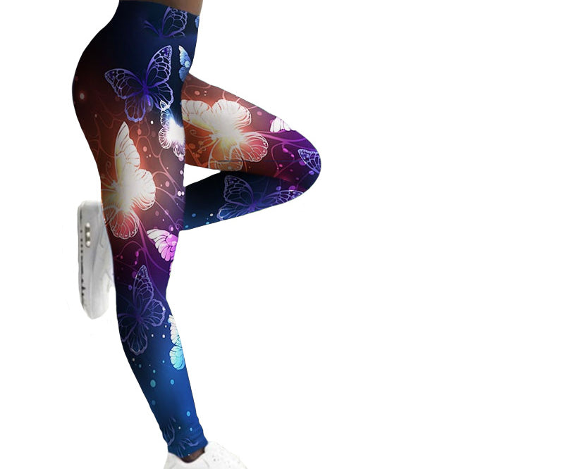 Butterfly Printed Leggings